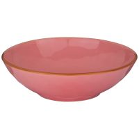 Тарелка суповая-салатник "Concerto" диаметр 19 см розовый