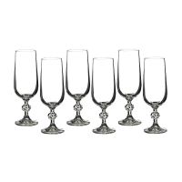 Набор бокалов для шампанского из 6 шт."Клаудия" 180 мл. h=17.5 см