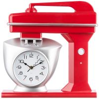 Часы настенные кварцевые "Chef Kitchen" 39 см., цвет: красный