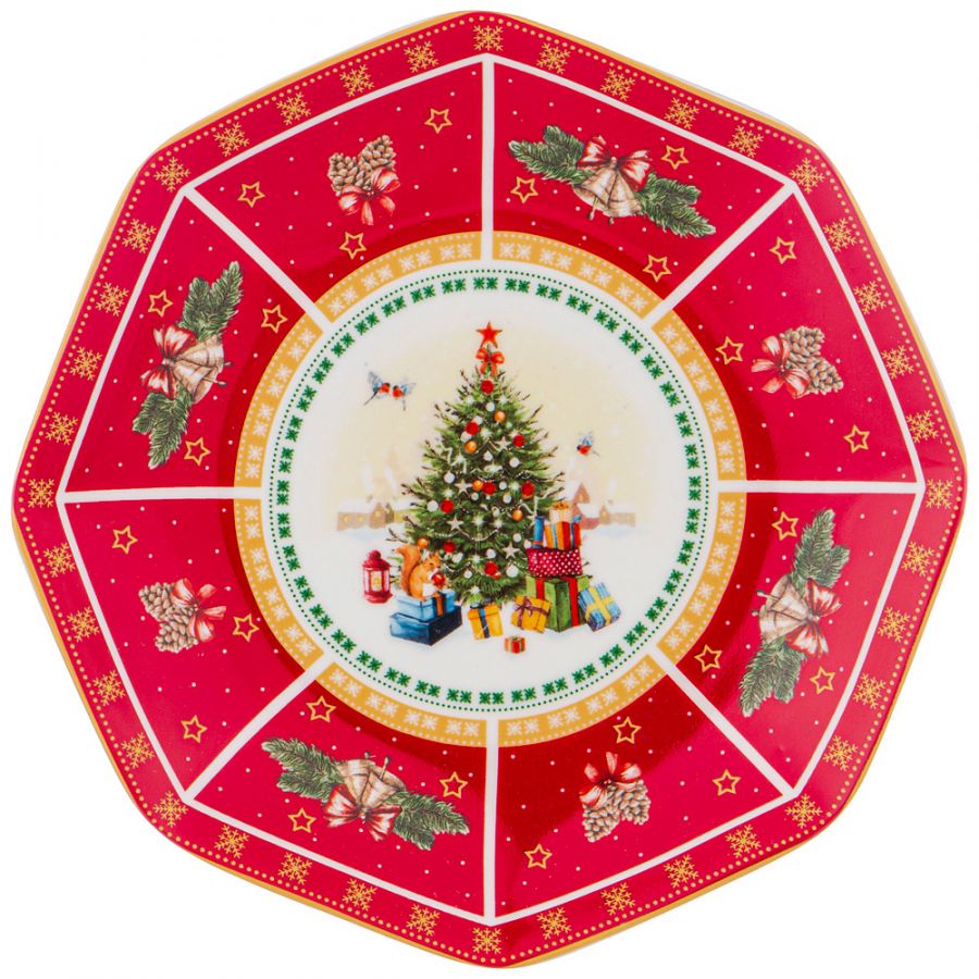 Блюдо малое "Christmas collection", диаметр 18.5 см.