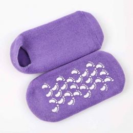 Увлажняющие гелевые носки Spa Gel Socks, цвет Фиолетовый