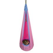 Подвесной детский гамак-кокон для дома и дачи розовый