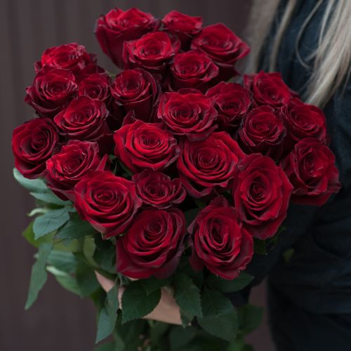 Красные розы Эквадор 60см