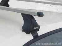 Багажник на крышу Skoda Octavia A8, Атлант, прямоугольные дуги, опора Е