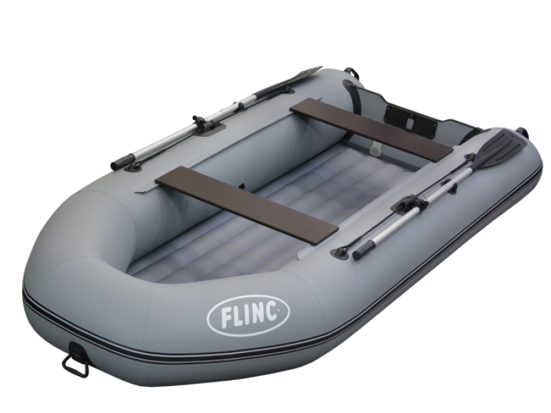 Надувная лодка пвх FLINC FT320A камуфляж, для троих пассажиров