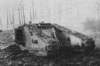 Британский танк Mk IV Tadpole с миномётом Стокса 81,2 мм