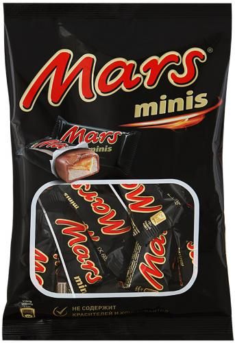 Шоколадные батончики Mars Minis 182