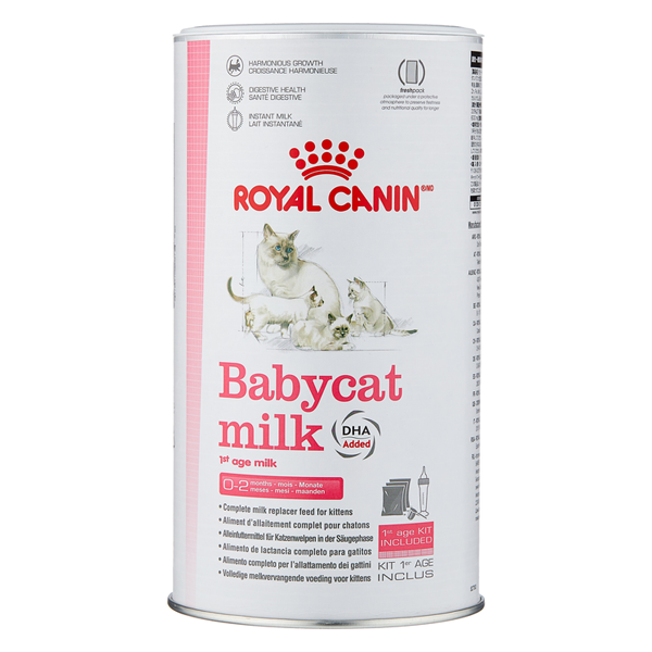 Сухая молочная смесь для котят Royal Canin Babycat Milk при чувствительном  пищеварении 0.3 кг. Молочная смесь для котят