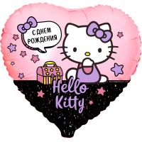 Шар СДР Hello Kitty Сердце (18"/45 см)