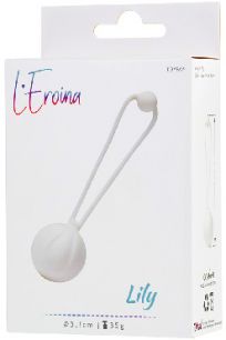 Вагинальный шарик L'Eroina by Toyfa Lily белый