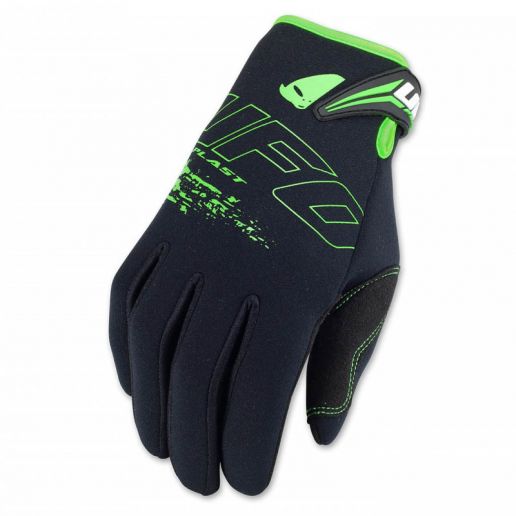 UFO Neoprene Glove Black перчатки для мотокросса, черные
