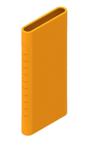 Защитный кейс для  Xiaomi Power Bank 2i/3  10000 mAh (Силикон/Оранжевый)
