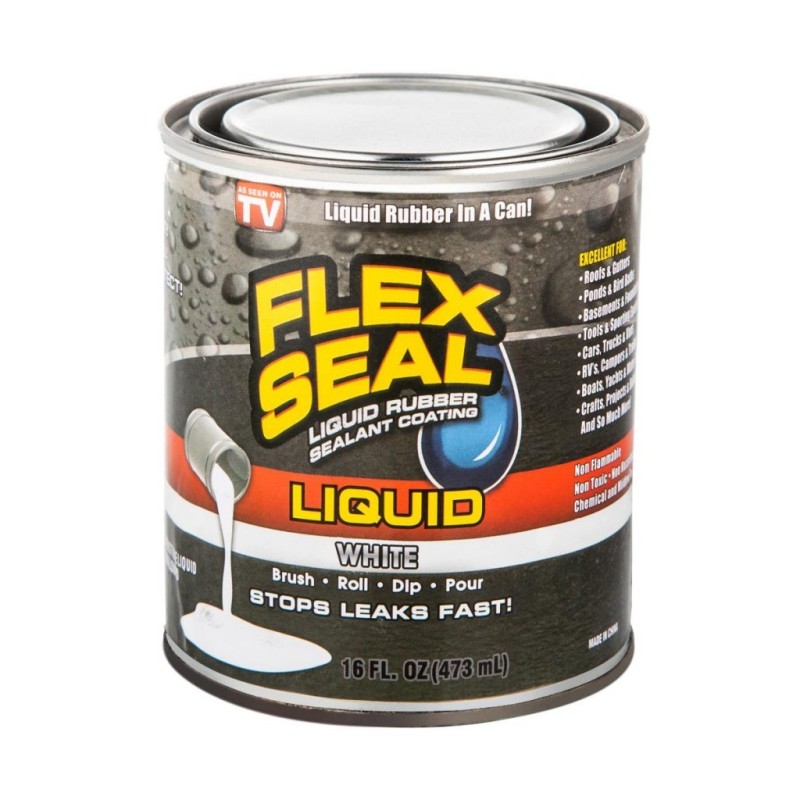 Водонепроницаемый клей-герметик Flex Seal Liquid Белый, 473 мл