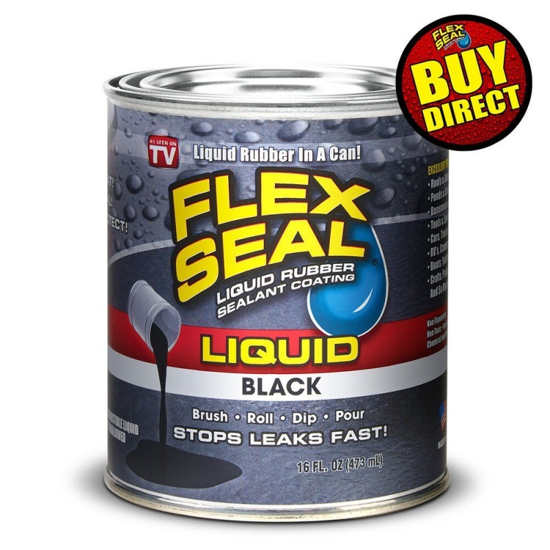 Водонепроницаемый клей-герметик Flex Seal Liquid Черный, 473 мл