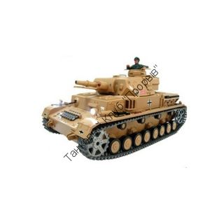 Радиоуправляемый танк Heng Long Dak PZ.Kpfw. IV Ausf. F-1 (Германия) Pro V7.0 1:16 RTR 2.4GHz