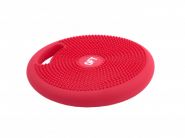 Массажно-балансировочная подушка с ручкой красная FT-BPDHL (RED)