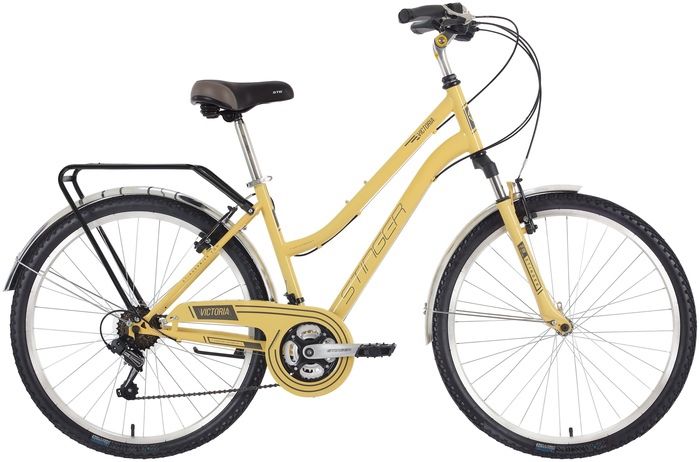 Городской велосипед Stinger Victoria 26 17" Бежевый (146460)