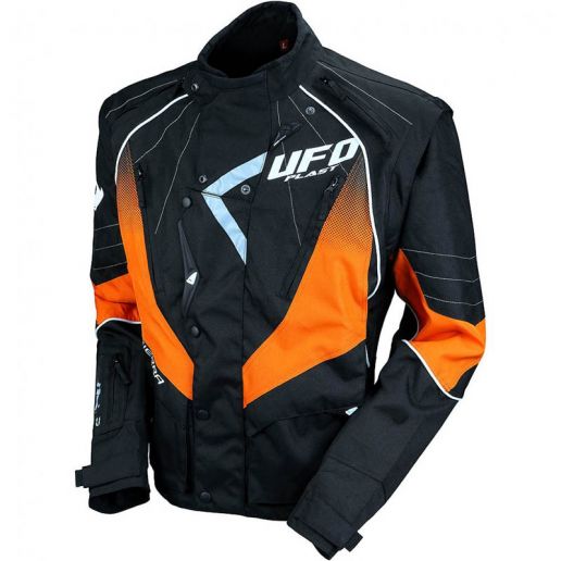 UFO Sierra Enduro Jacket Orange куртка для мотокросса и эндуро, черно-оранжевая