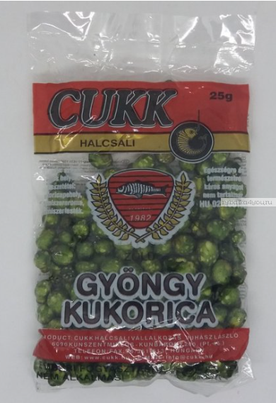 Вулканизированная кукуруза Cukk 25г, Green (зеленая)