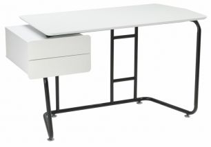 Компьютерный стол Desk white / black