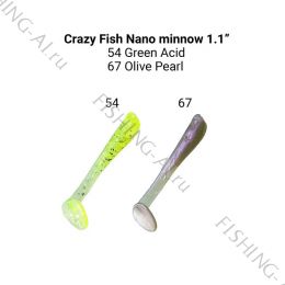 Crazy Fish Nano minnow 1.1 (цвет 54/67)