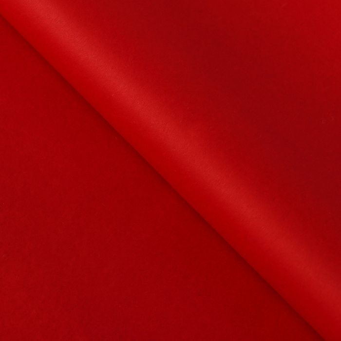 Бумага цветная, Тишью (шёлковая), 510 х 760 мм, Sadipal, 1 лист, 17 г/м2, красный, упак 25 лист