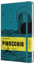 Книжка зап.Moleskine Large PINOCCHIO The Dogfish линейка темно-зеленый/черный LEPIQP060B