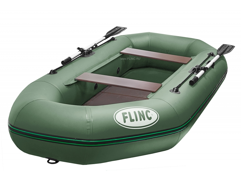 Надувная лодка пвх FLINC F260, жесткое фанерное дно