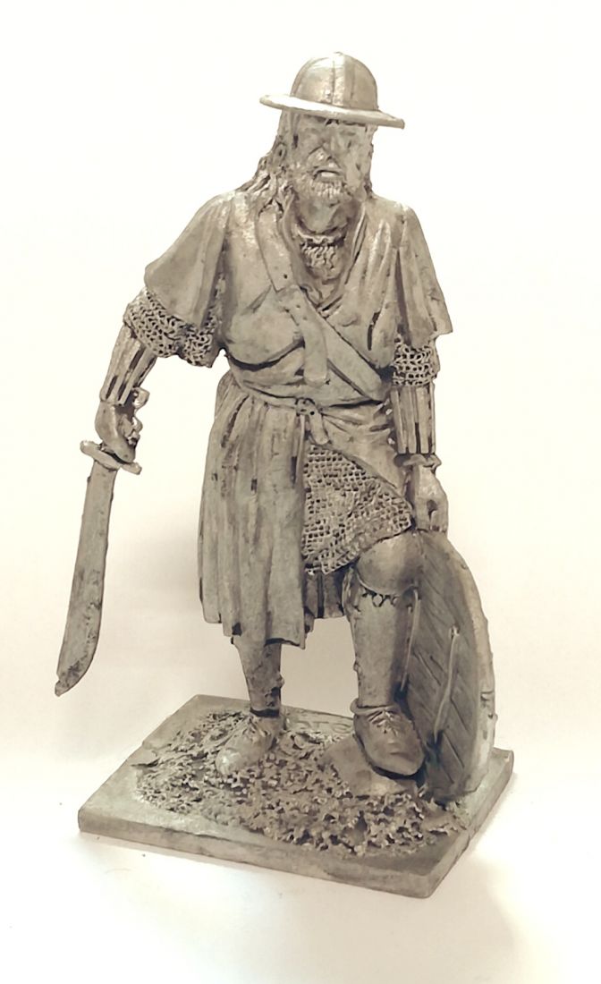 Фигурка Немецкий пехотинец, 14 век. олово