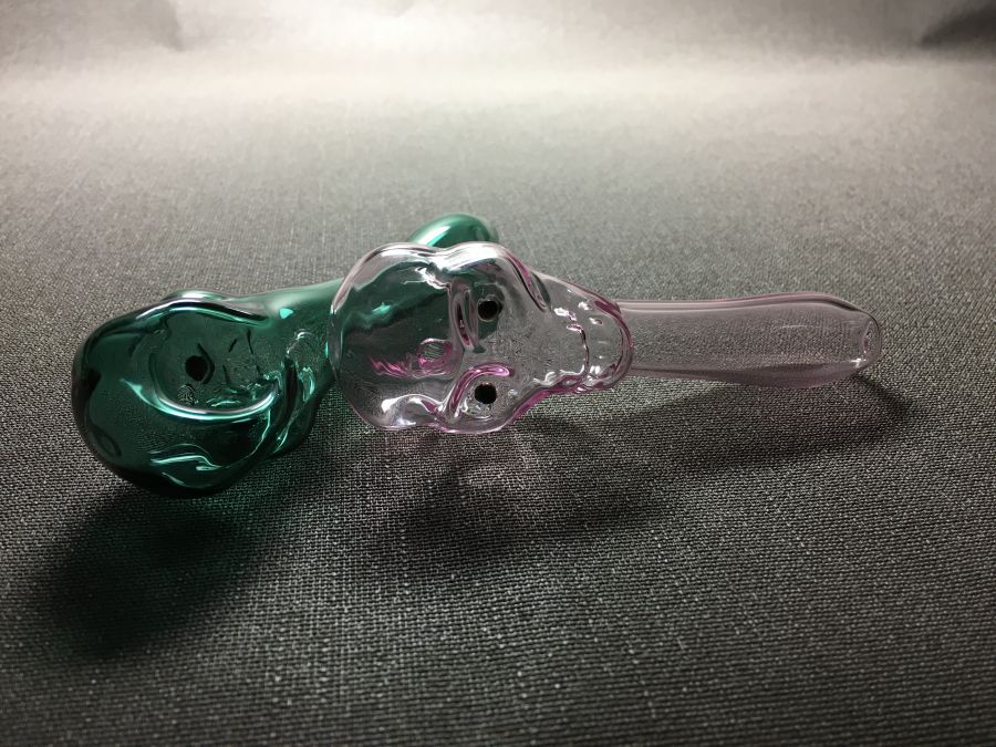 Трубка Glass Skull Mix Color