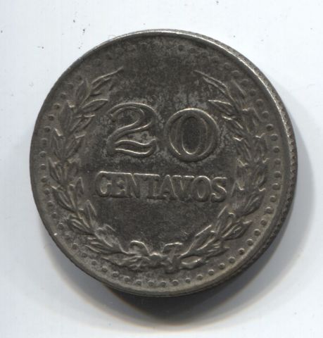 20 сентаво 1974 Колумбия