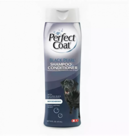 Шампунь+кондиционер 8in1 д/темно-шерстных собак оттеночный Black Pearl Shampoo&Conditioner 473мл