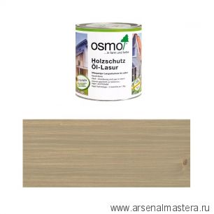 OSMO ДЕШЕВЛЕ! Защитное масло - лазурь для древесины для наружных работ OSMO Holzschutz Ol-Lasur 903 Серый базальт 0,75 л Osmo-903-0,75 12100026