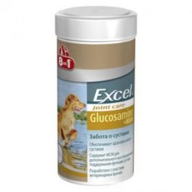 Кормовая добавка 8in1 Excel Glucosamine+MSM для поддержания здоровья суставов, для собак