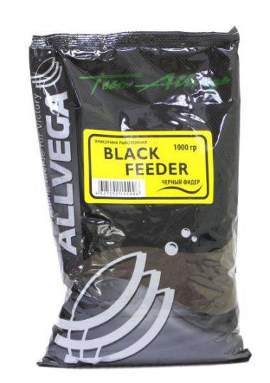 Прикормка Team Allvega Black Feder 1кг ЧЕРНЫЙ ФИДЕР