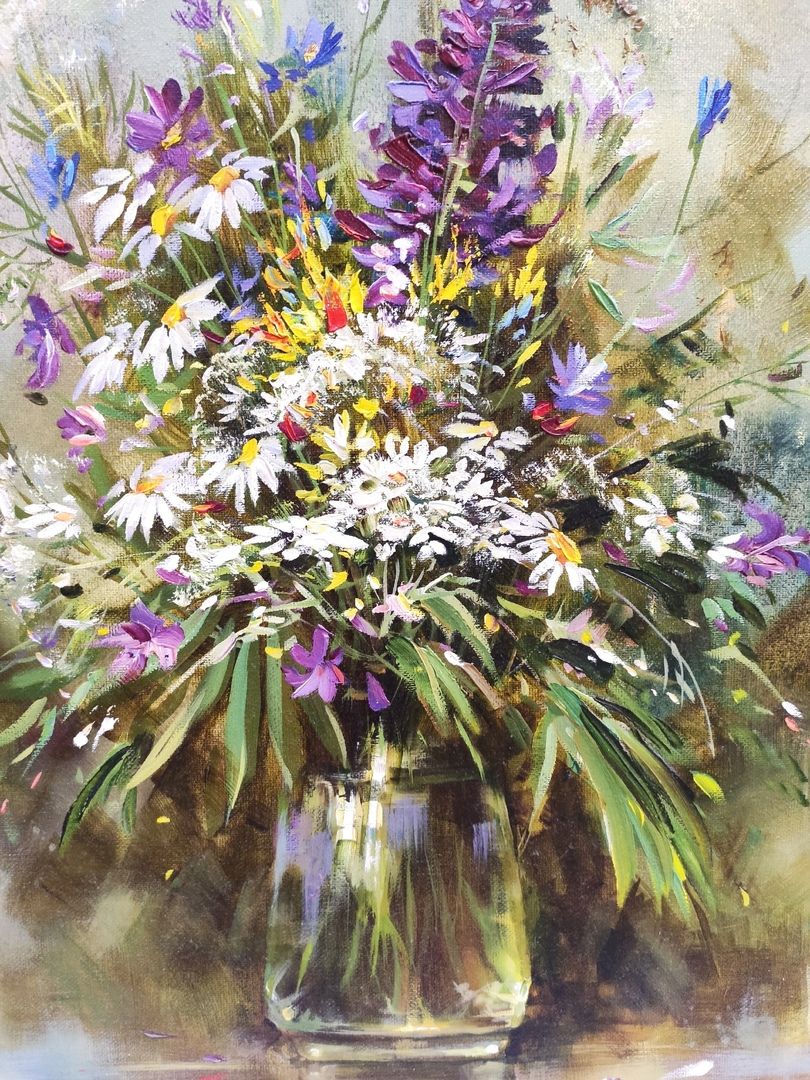 Картина "Полевые цветы".