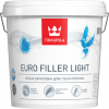 Шпатлевка Финишная Tikkurila Euro Filler Light 0.9л Легкая для Стен и Потолков / Тиккурила Евро Филлер Лайт
