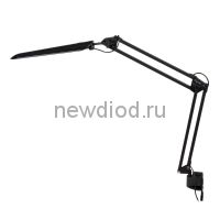 Светильник настольный на струбцине TLD-524 Black/8W/LED/500Lm/4500K/Dimmer/Цвет-черный
