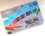 Цветные карандаши artista в жестяной коробке 36 шт