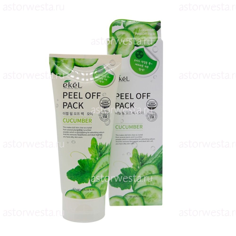 Ekel Peel Off Pack Cucumber, 180 мл Маска-плёнка с экстрактом Огурца (НЕТ В НАЛИЧИИ)