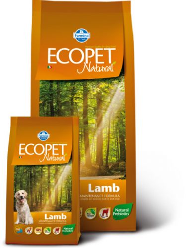 Ecopet Natural Lamb Adult (Экопет Нэчурал для взрослых собак с ягненком)