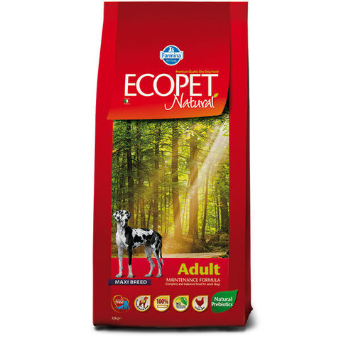 Ecopet Natural Maxi (Экопет Нэчурал Макси для крупных собак с курицей) 12 кг