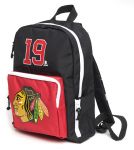 Рюкзак с символикой NHL детский Chicago Blackhawks №19, черн.-красн. (ТМ ATRIBUTIKA&CLUB)