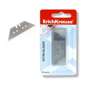 Лезвия "ErichKrause" для металлического канцелярского ножа, 19 мм (в блистере по 10 шт.) (арт. 33281)