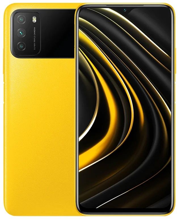 Смартфон Xiaomi Poco M3 4/128GB Жёлтый