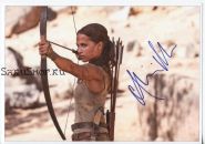 Автограф: Алисия Викандер. Tomb Raider: Лара Крофт