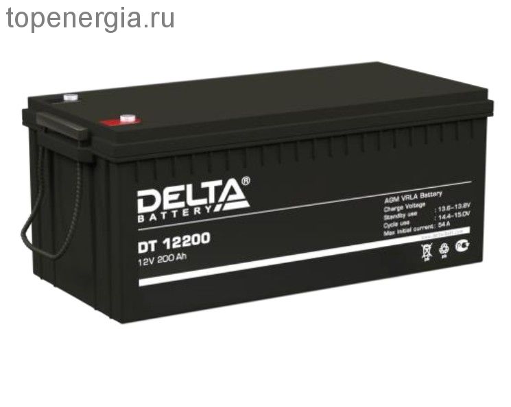 Аккумулятор герметичный VRLA свинцово-кислотный DELTA DT 12200