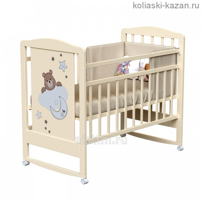 Кровать детская BIRBA (колесо-качалка)