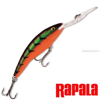 Воблер RapaIa Tail Dancer Deep 90мм / 13 гр /Заглубление: 0 - 6 м /  цвет: TDD09-RDT