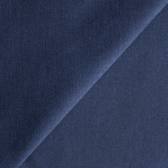 Ткань Хлопок однотонный темно-синий 50x40